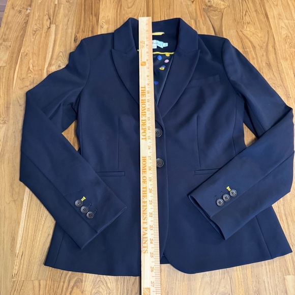 Boden Blazer Women’s 6 Navy Blazer Lined 2 Button - Picture 6 of 16